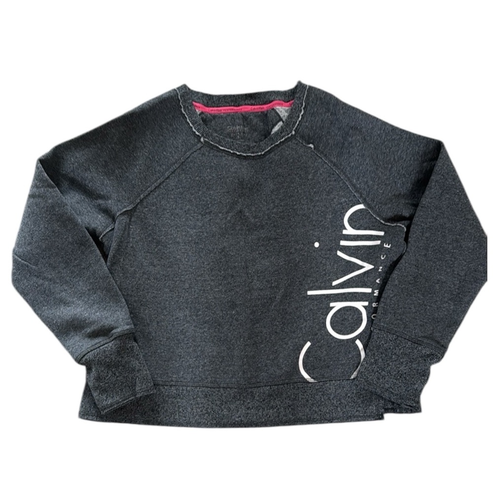 Calvin Klein Women's Gray Sweatshirt Size S